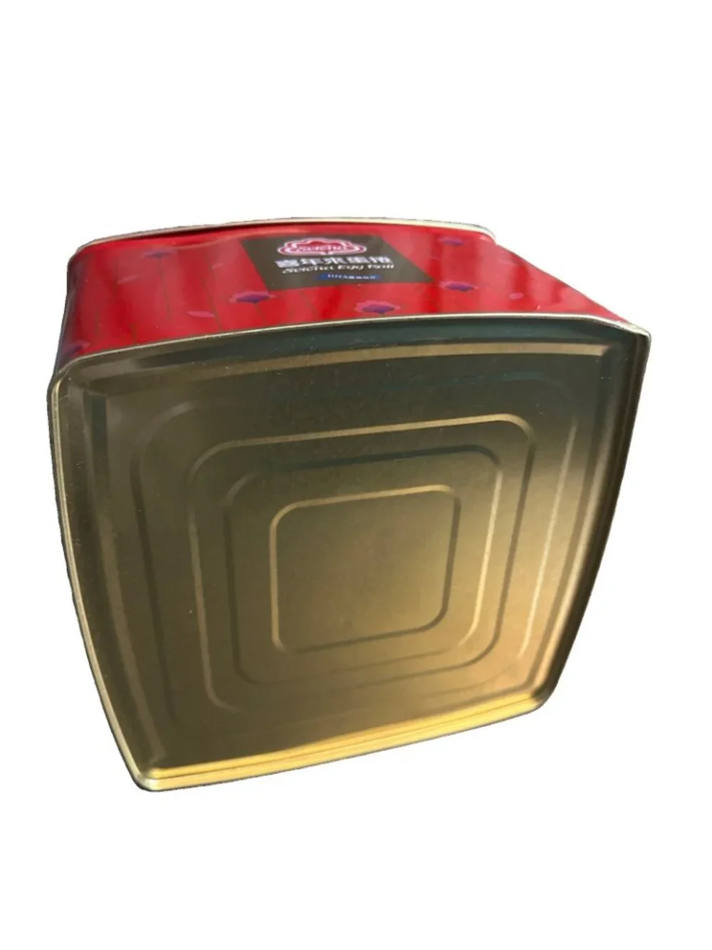 Serena Egg Roll Metal Chinese Food Gift Tin Canister Metal Tea Storage Container